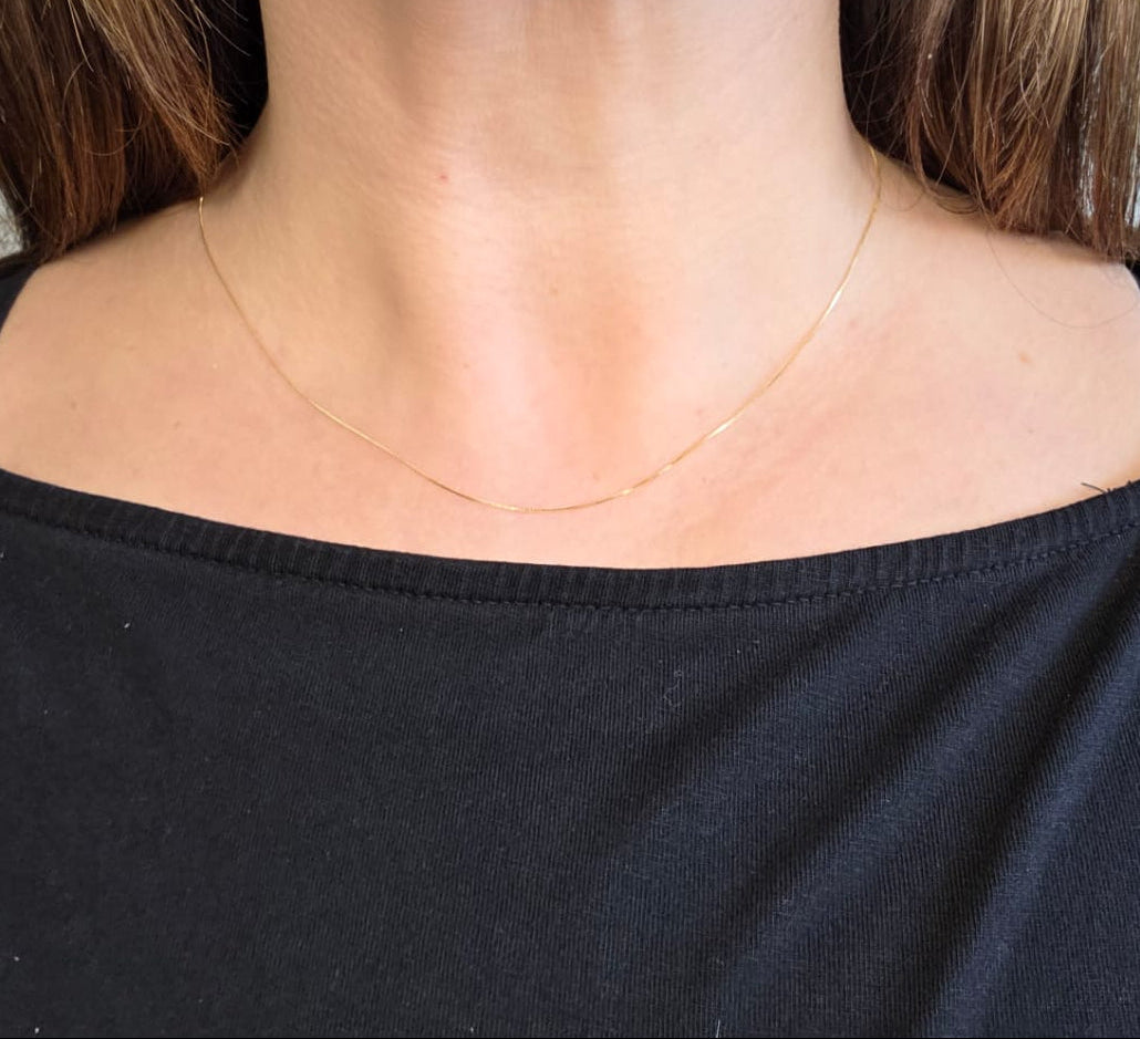 Venetian Box Chain — 1mm–2mm