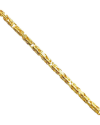 2.5mm Byzantine Link Chain 18K
