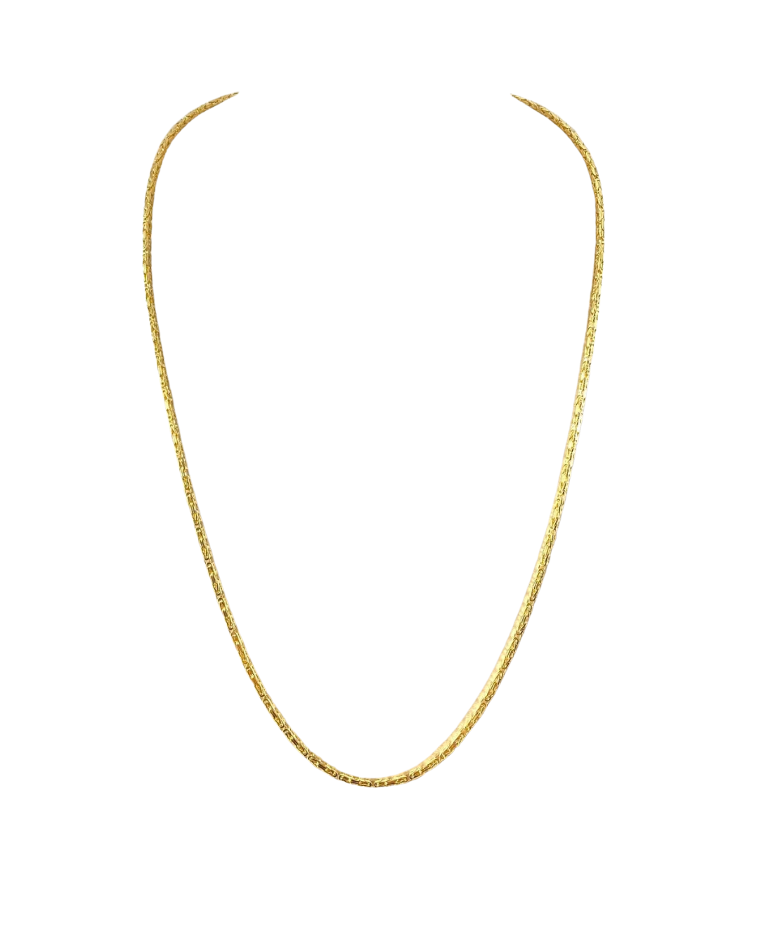 2.5mm Byzantine Link Chain 18K