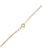 Clover Motif Cable Link Necklace