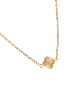 Clover Motif Cable Link Necklace