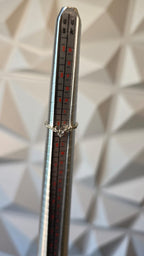 Diamond Chevron Ring — 18K White Gold