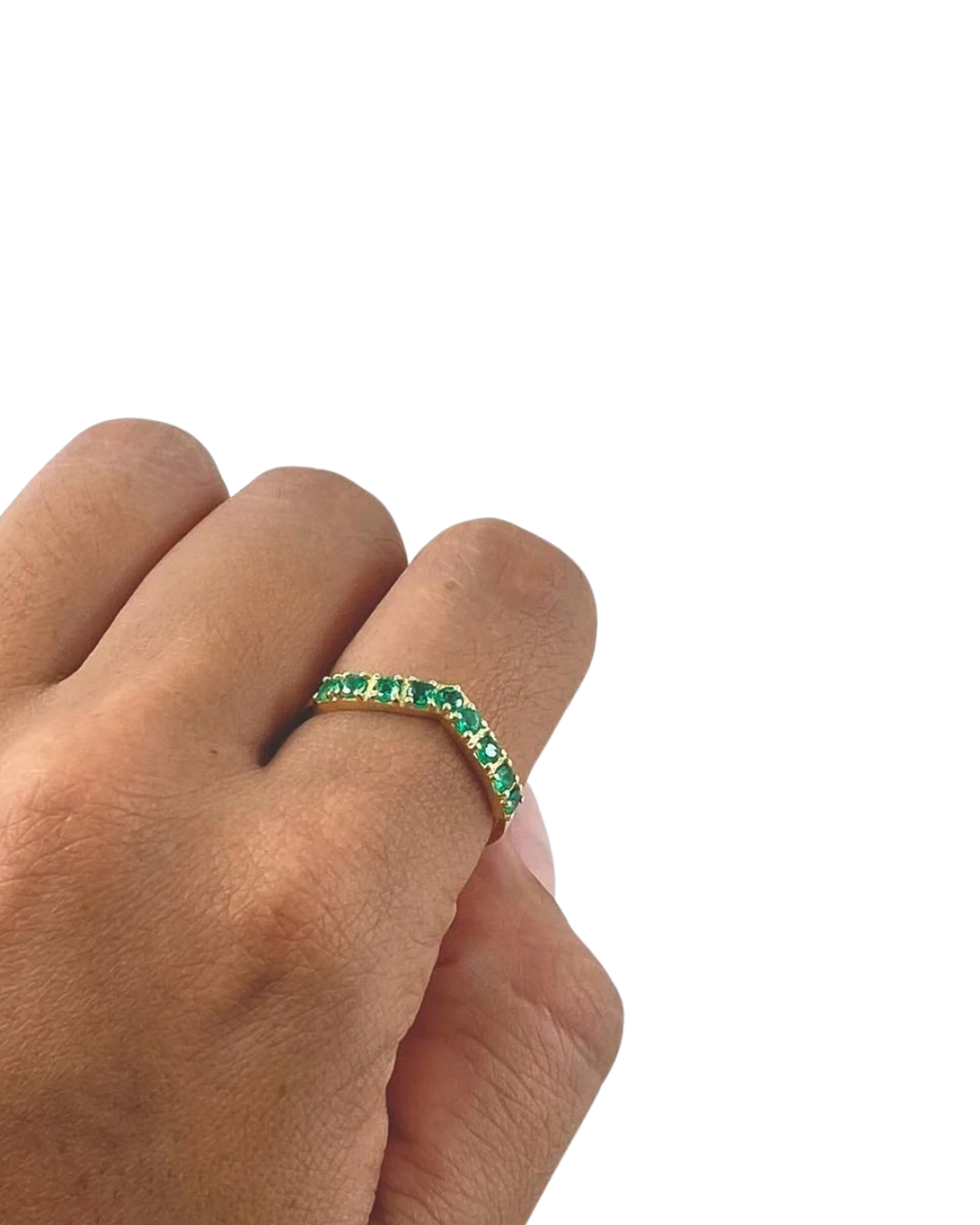 Bague Oracle d'Émeraude