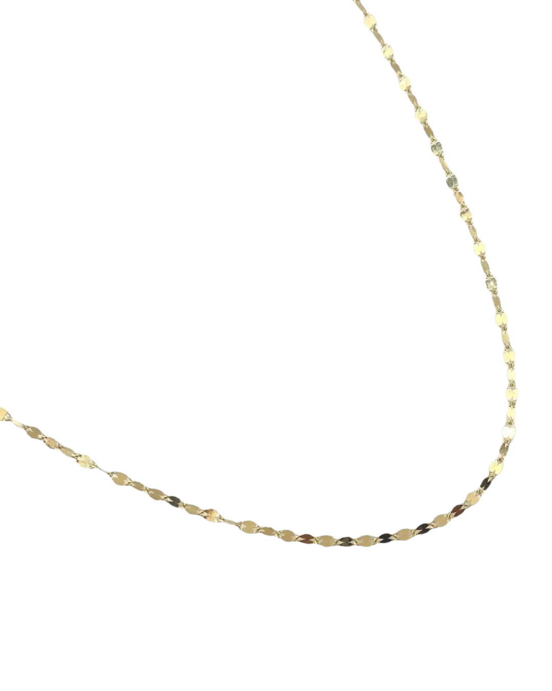 2mm Mirror Link Chain 18K
