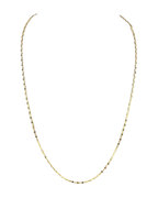 2mm Mirror Link Chain 18K