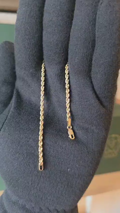 Rope Chain Bracelet — 2.5mm