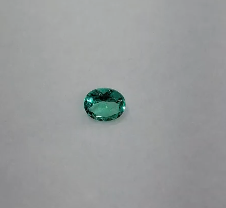 Oval Natural Colombian Emerald 0.26CT