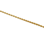2mm Hollow Rope Chain 18K
